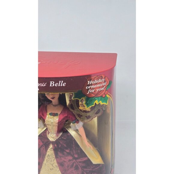 1997 Holiday Princess Belle Disney Beauty and the Beast Barbie Doll 16710 - Picture 3 of 9